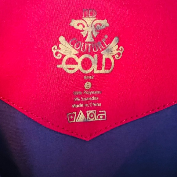 WOMENS SCRUB TOP - Picture 3 of 4